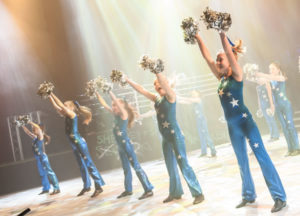 Cheerleaders performing as part of the Kent School Games Cultural Celebration in 2012