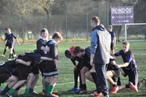 boys playing rugby