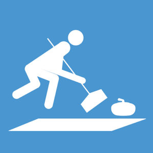Curling pictogram