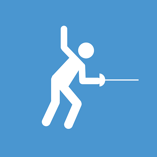 Fencing pictogram