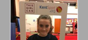 Emily volunteer Maindstone gym club #KentGirlsCan