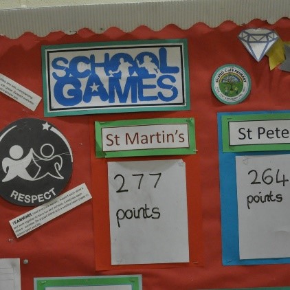 School Games Points Board