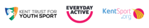 Kent Sport, Everyday Active and Kent Trust for Youth Sport logos