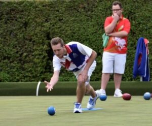 People playing bowls