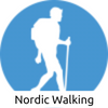 nordic walking icon