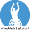 wheelchair basketball icon