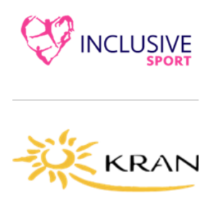 Inclusive sport logo and KRAN logo
