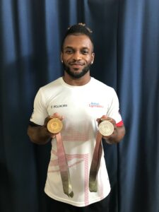 Courtney Tulloch with his olympic medals