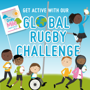 Daily Mile Rugby Challenge logo