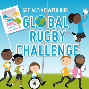 Daily Mile Rugby Challenge logo