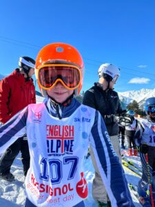 Marcus Pop in English Alpine kit