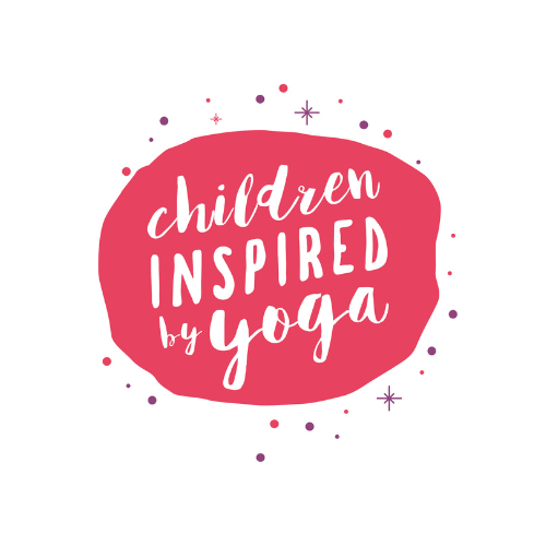 Children inspired by yoga logo