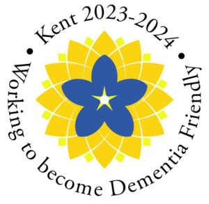 Working to become dementia friendly kent logo