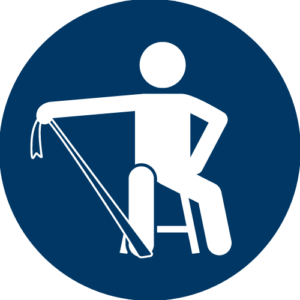 seated exercise icon