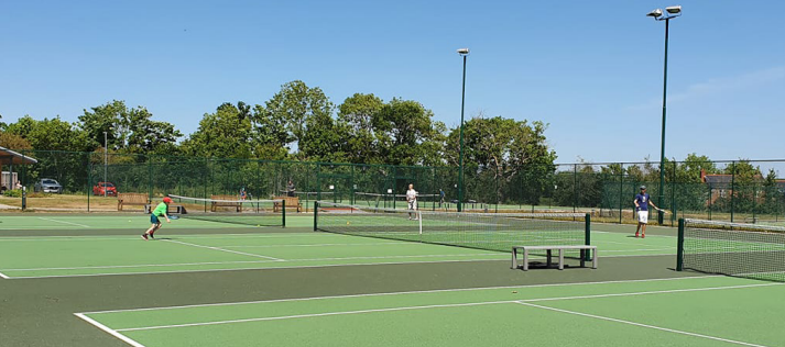 tennis courts