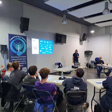 Group of people in a workshop