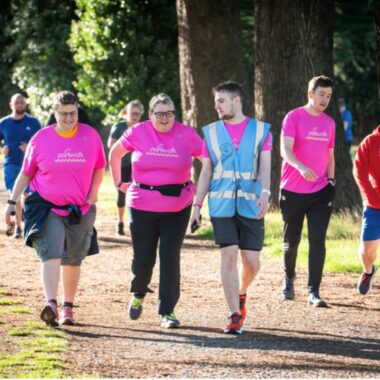 people walking at parkrun